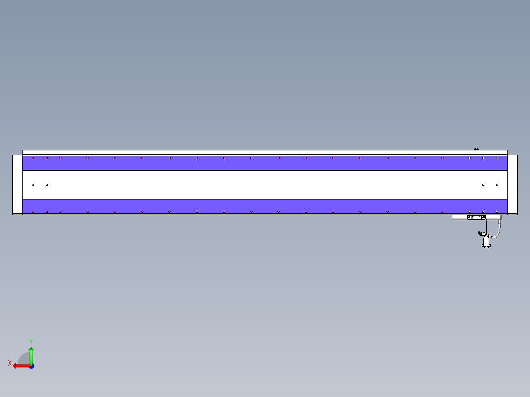 威洛博VL系列3d模型模组VL22H2Y-S1550后视图