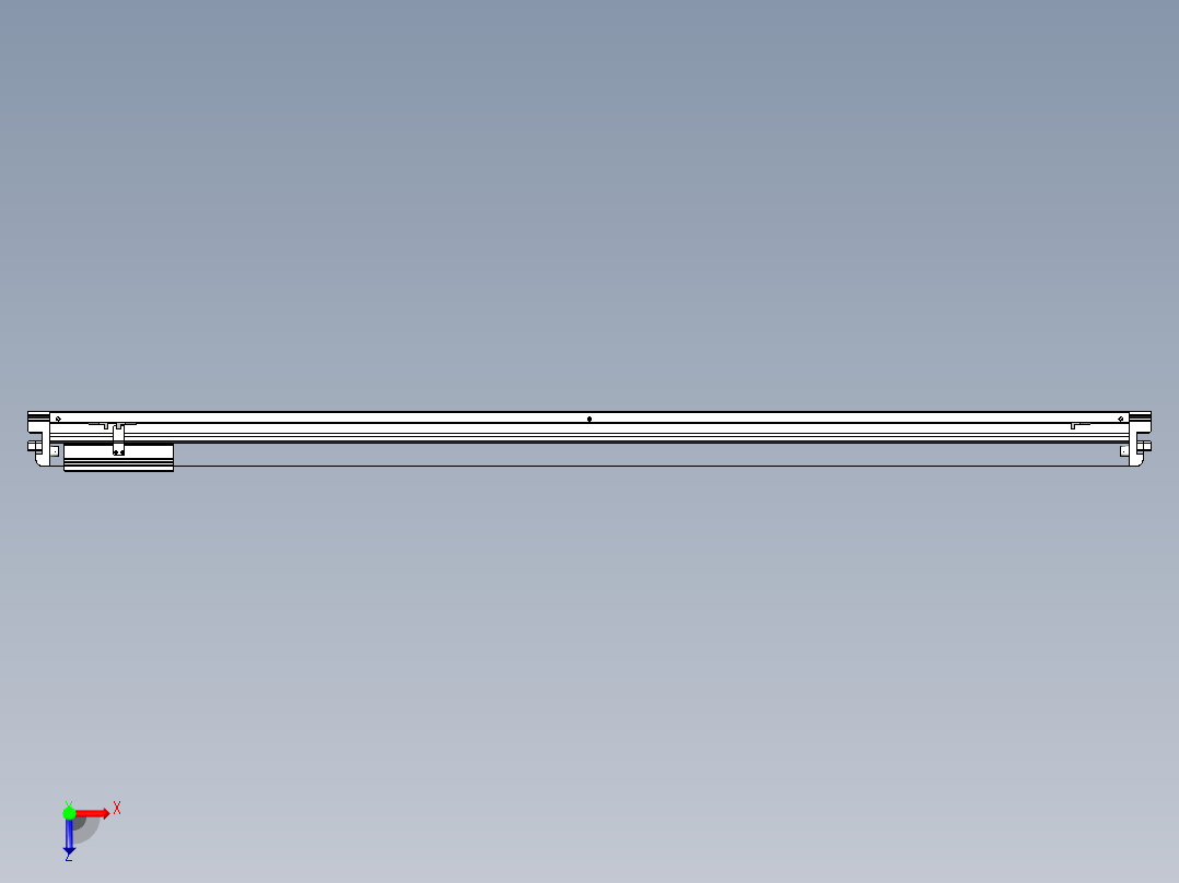 威洛博VL系列3d模型模组VL22H2Y-S1550俯视图