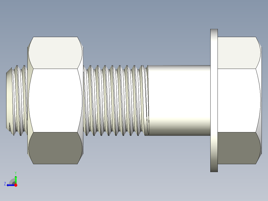 螺栓和螺母-M48 X 5.0.rar右视图