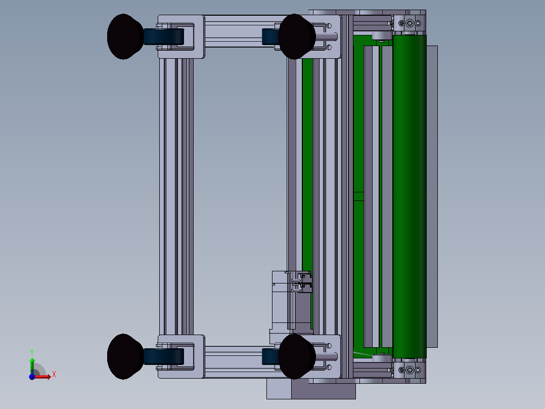 输送机3D前视图