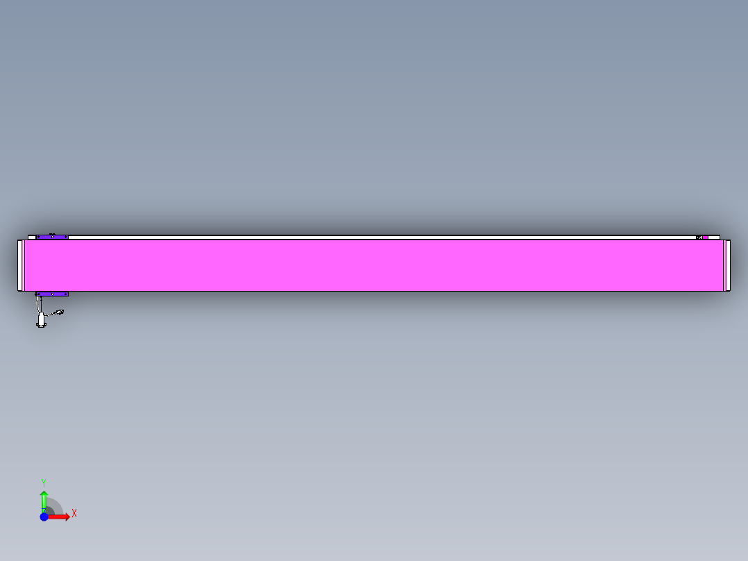 威洛博VL系列直线电机模组-VL17E1-S2150前视图