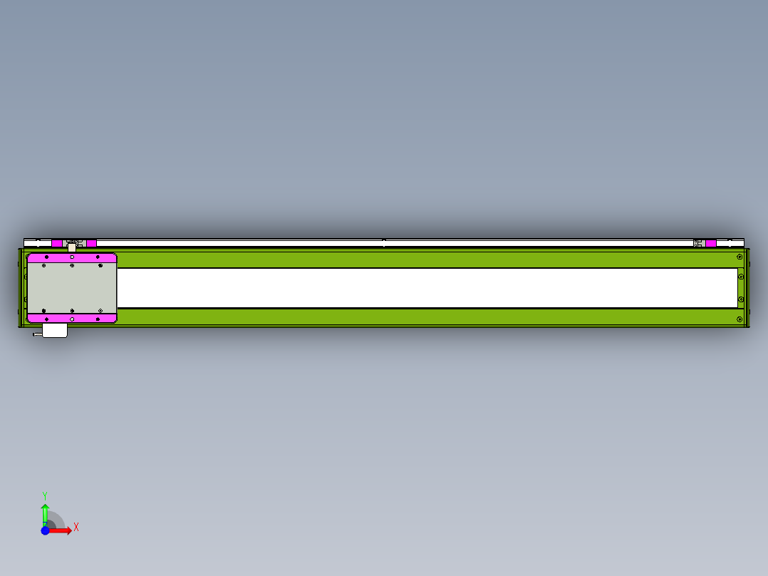 威洛博LC系列3d模型模组LC14S1Y-S1100前视图