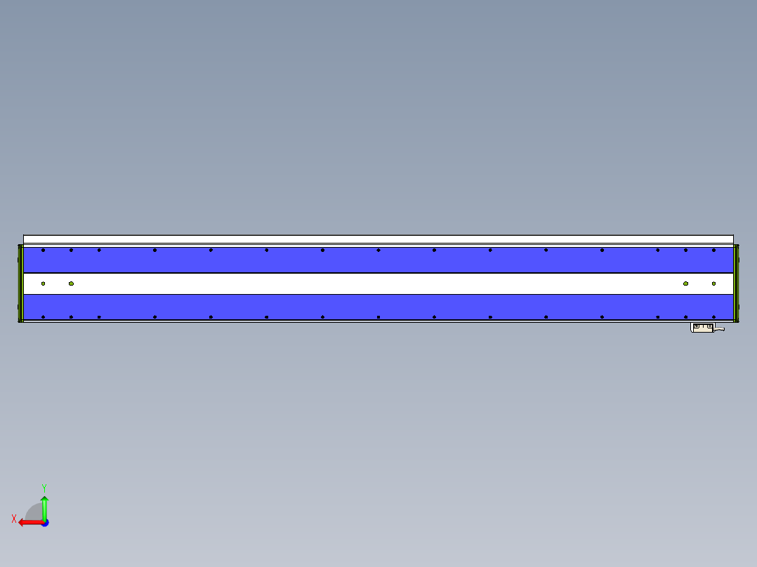 威洛博LC系列3d模型模组LC14S1Y-S1100后视图