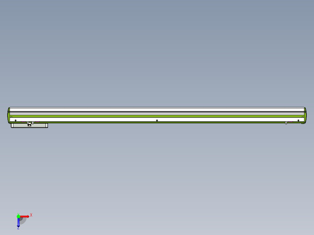 威洛博LC系列3d模型模组LC14S1Y-S1100俯视图