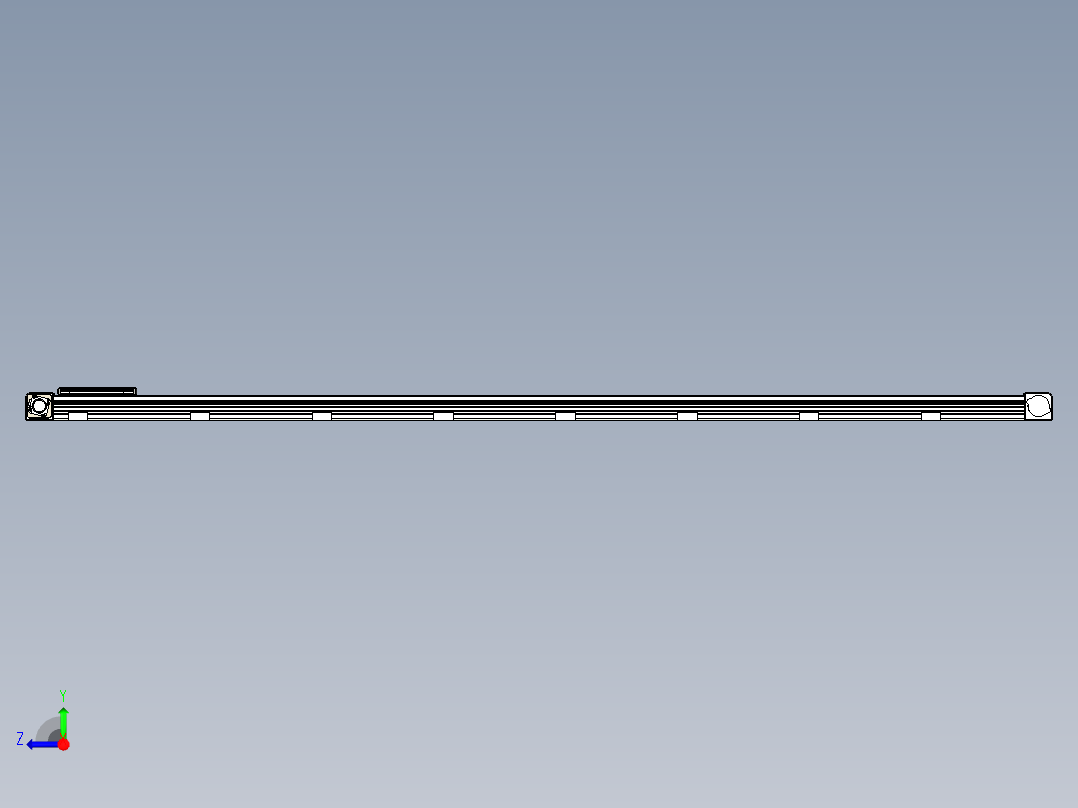 同步带滑台-欧规B8-L176-S2900-L-ZP40-D3-N5右视图