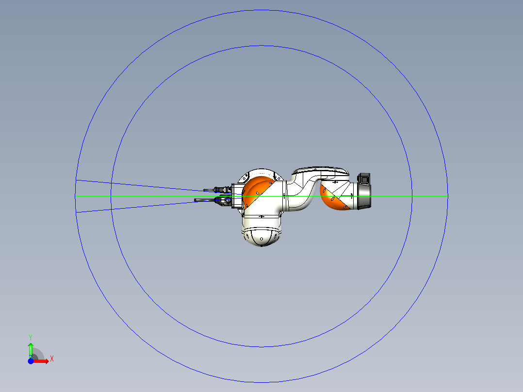 scara四轴机械臂前视图