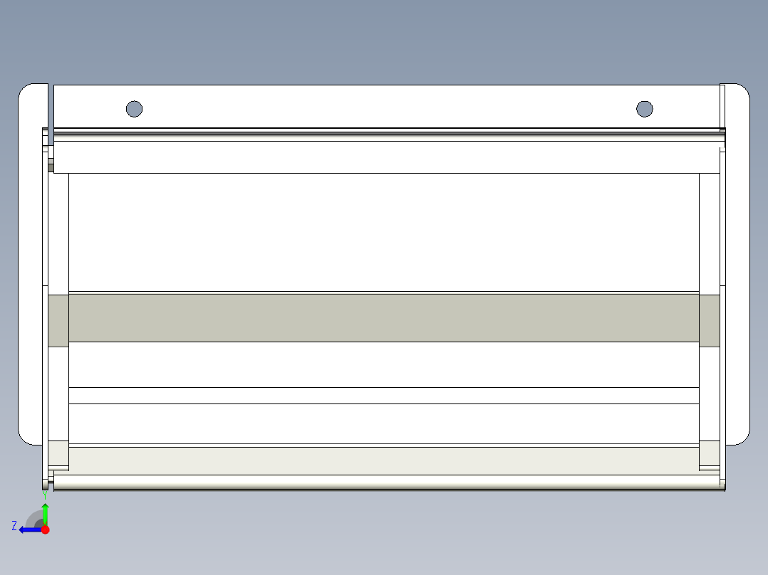 盤式取手(B)SG-3D多系列多零件图纸模型右视图