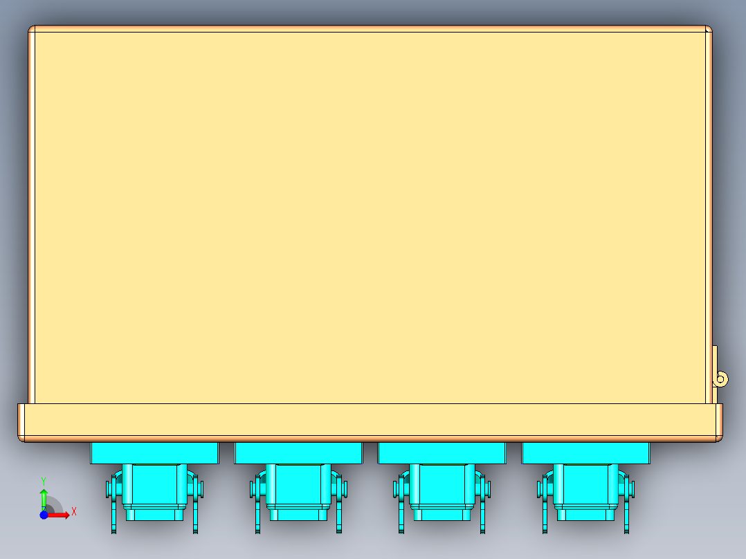 电器柜 电控柜 (98) 机械设计素材前视图