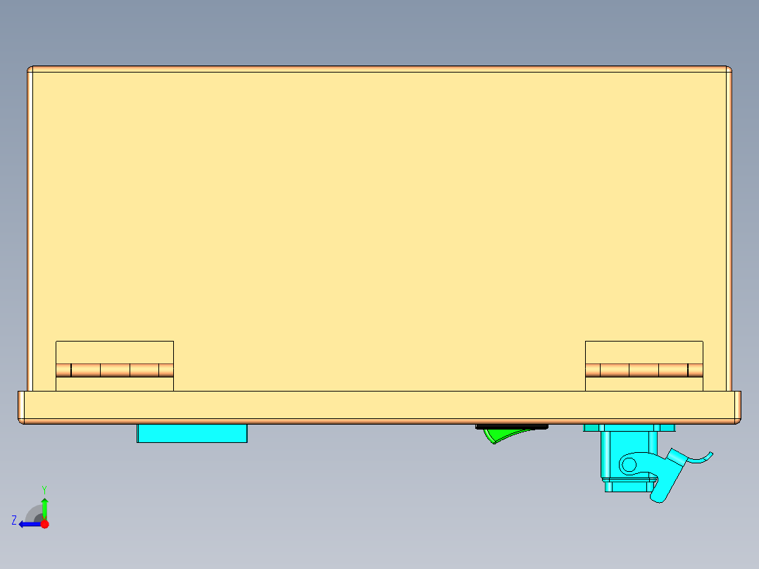 电器柜 电控柜 (98) 机械设计素材右视图