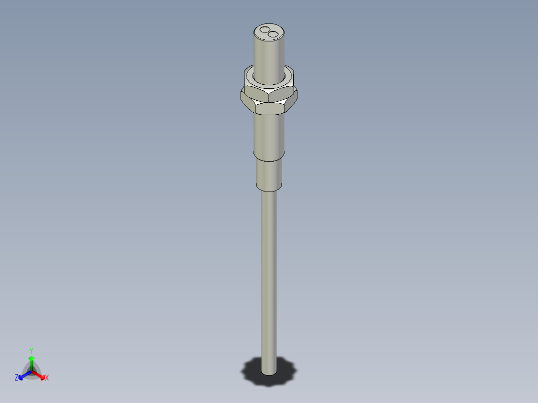 光电_激光传感器LR08-D正等轴测图