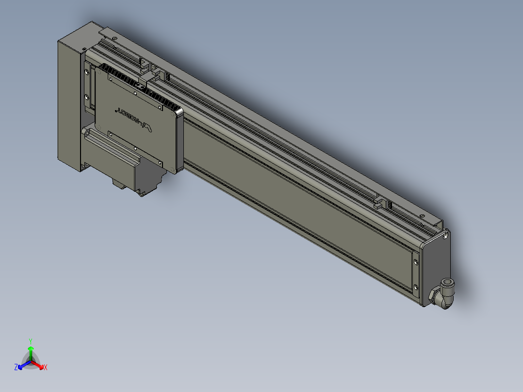 威洛博VC10-S400-BL-P40正等轴测图