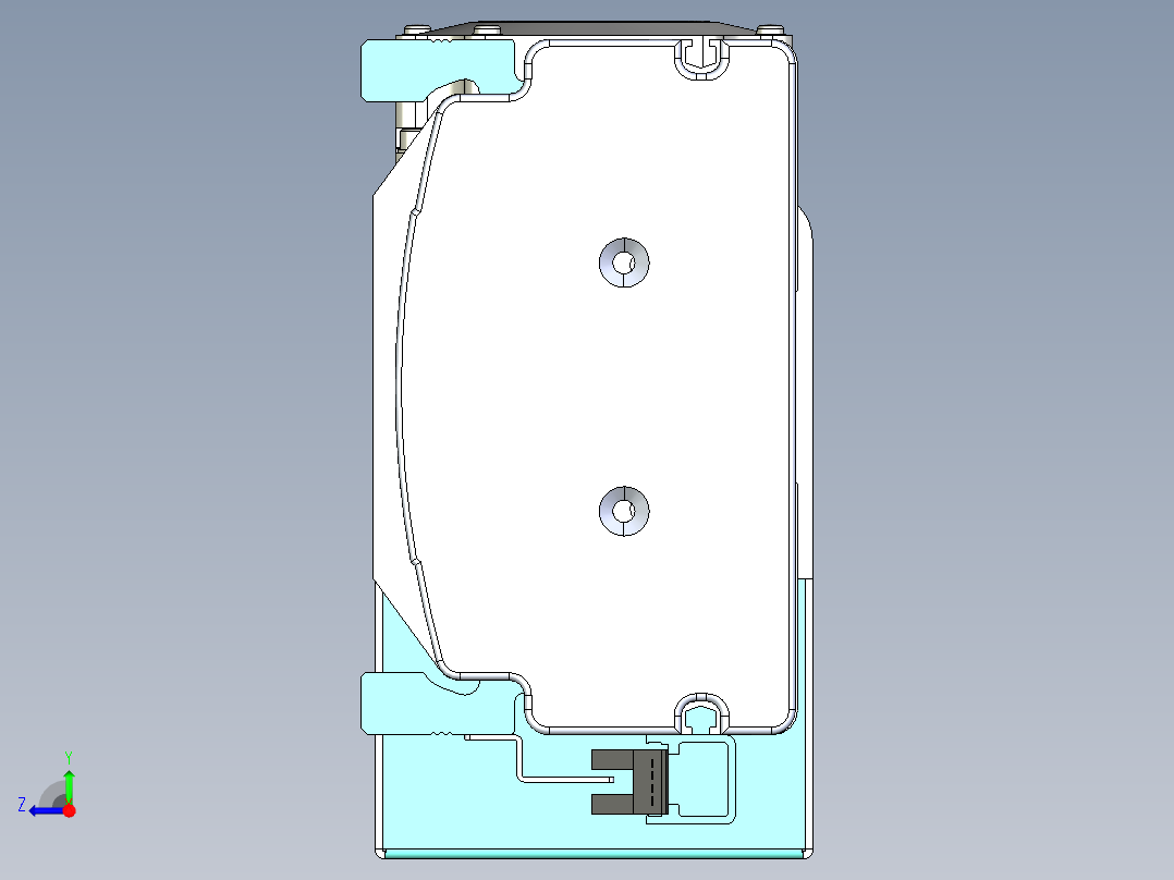 威洛博VBF同步带传动一般环境VBF14-L45-S2300-BL-ZP75-C3右视图