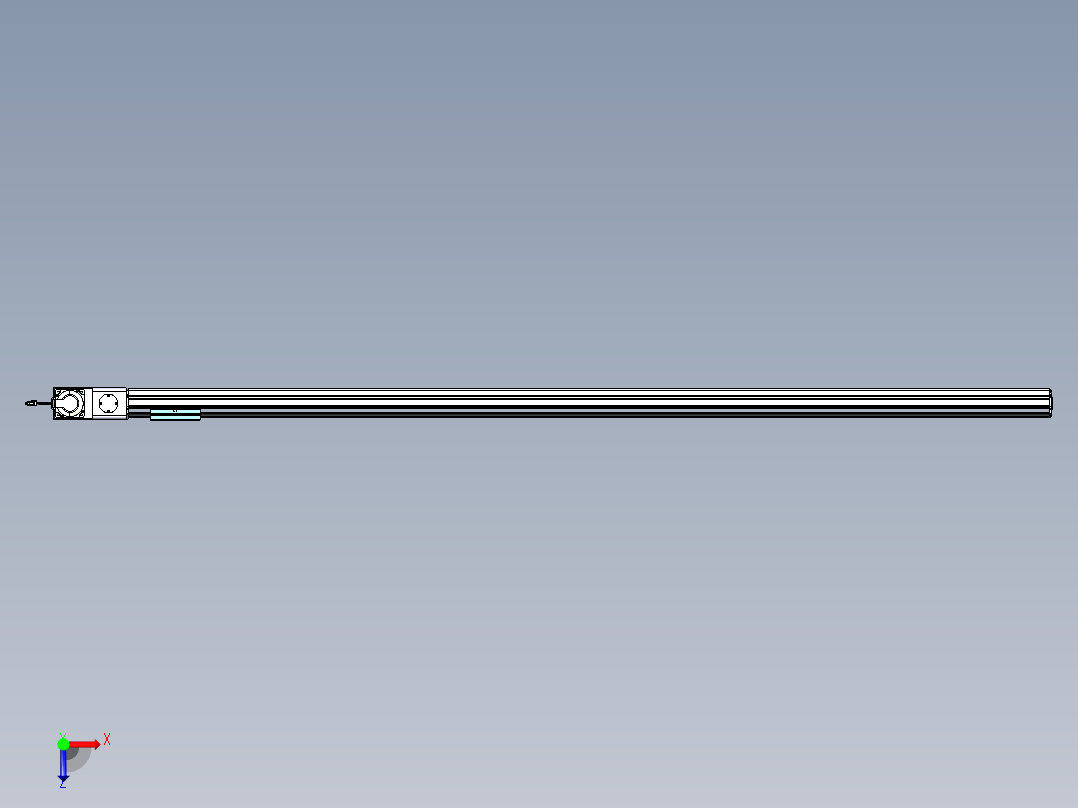 威洛博VBF同步带传动一般环境VBF14-L45-S2300-BL-ZP75-C3俯视图