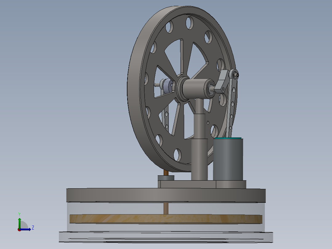 发动机 (85)左视图
