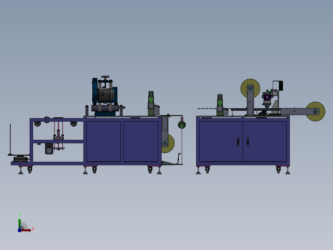铜箔背胶铜片背胶前视图