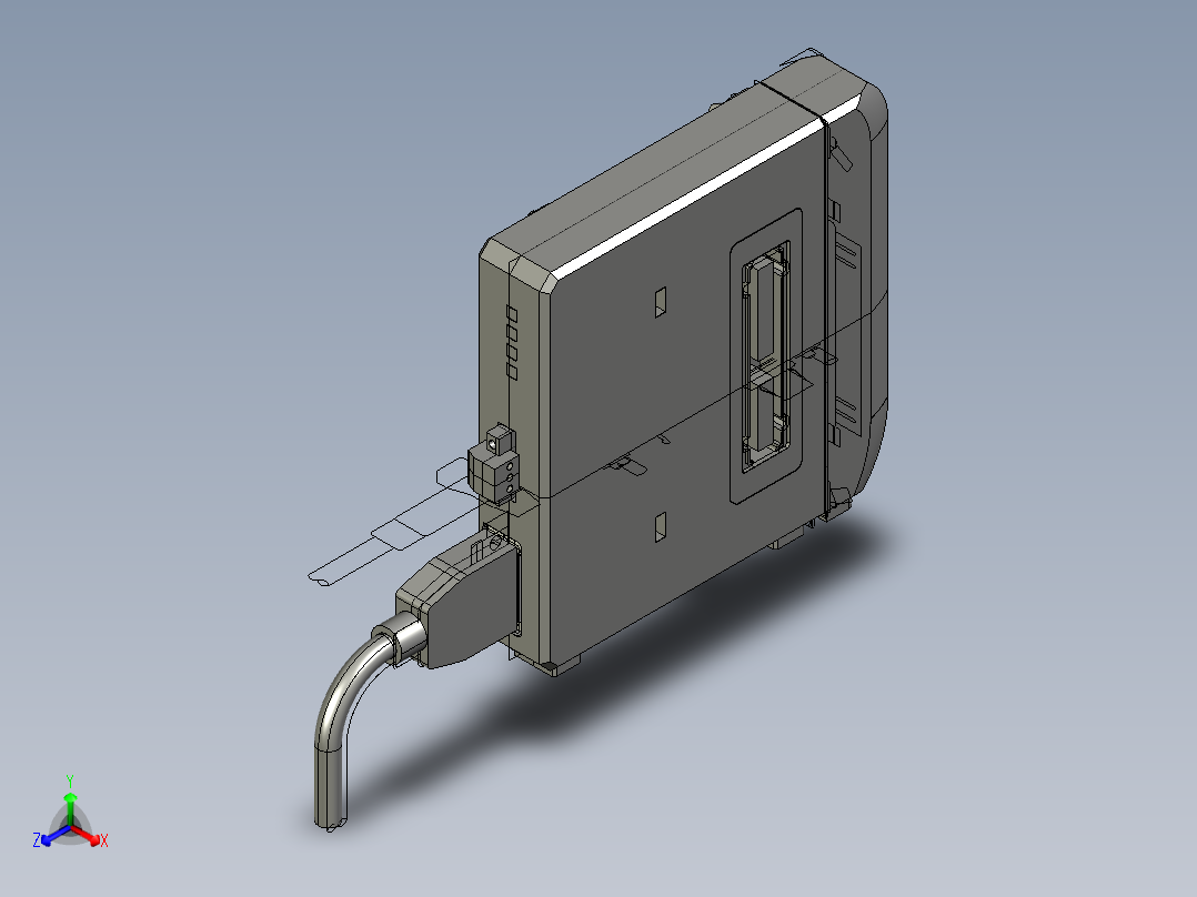 基恩士LK-HA100RT_kc图纸模型正等轴测图