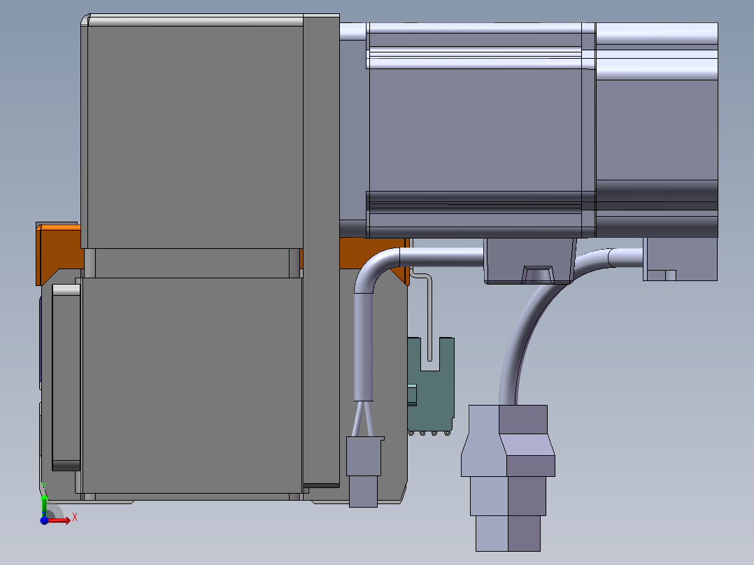 MCB同步带全封闭MCB10-LU-200W前视图