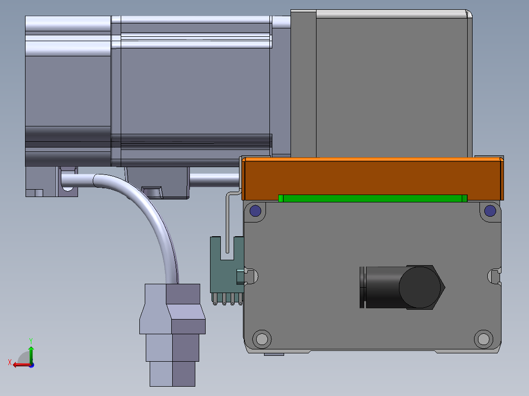 MCB同步带全封闭MCB10-LU-200W后视图