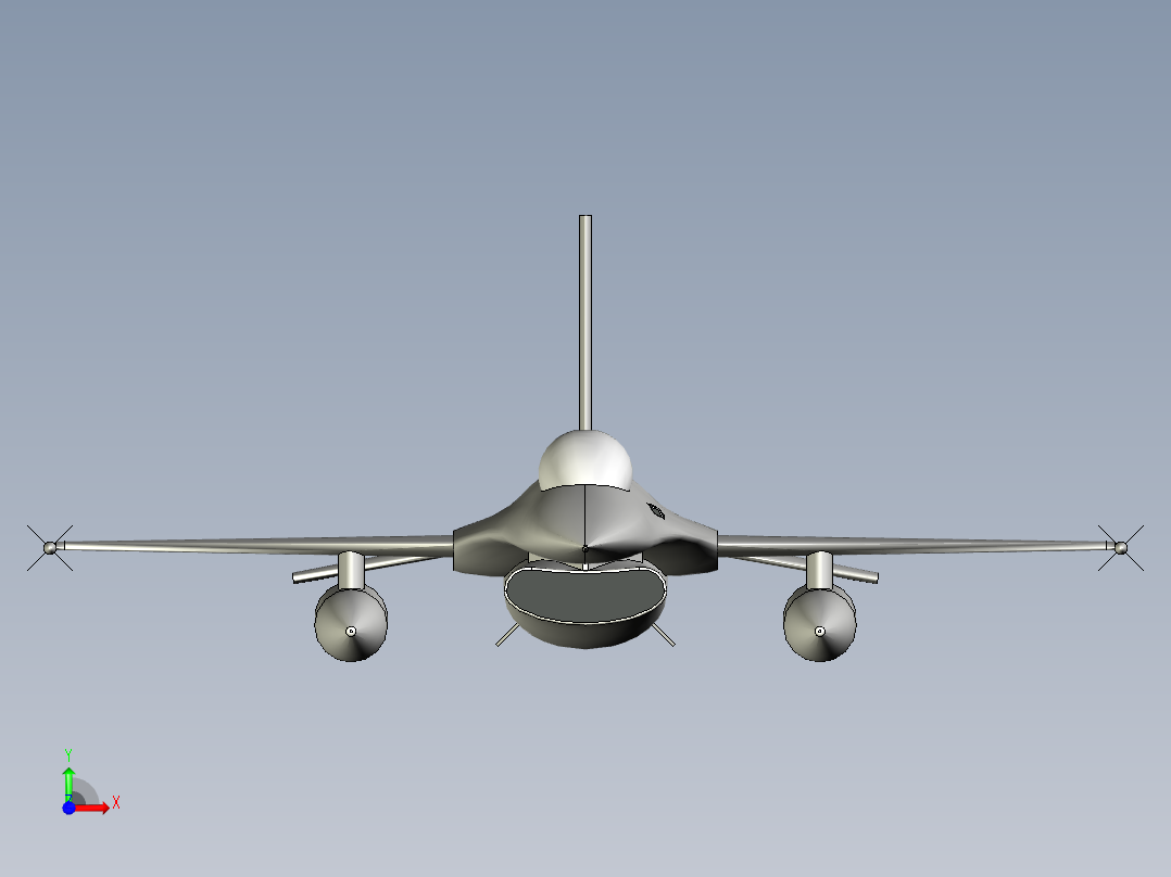 F-16前视图