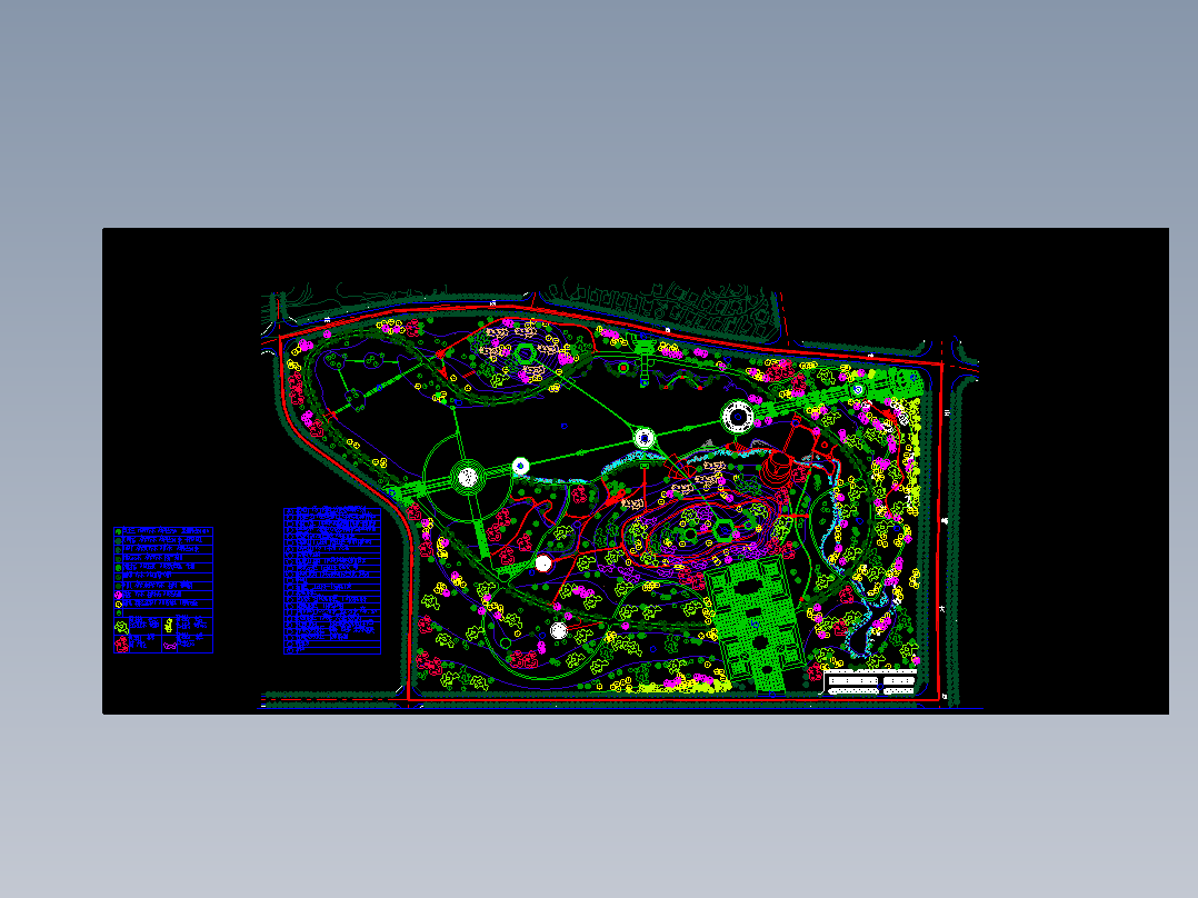 某公园规划总平面
