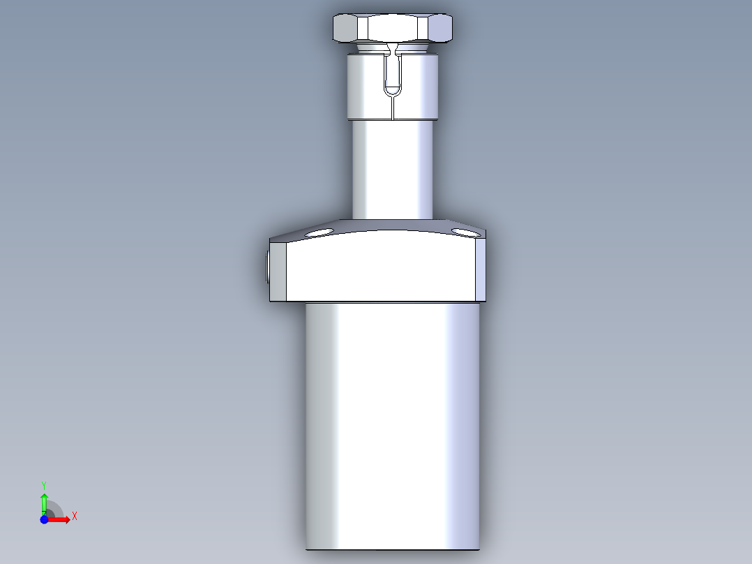KOSMEKLHA0650-GR-Q25多系列多零件图纸模型前视图