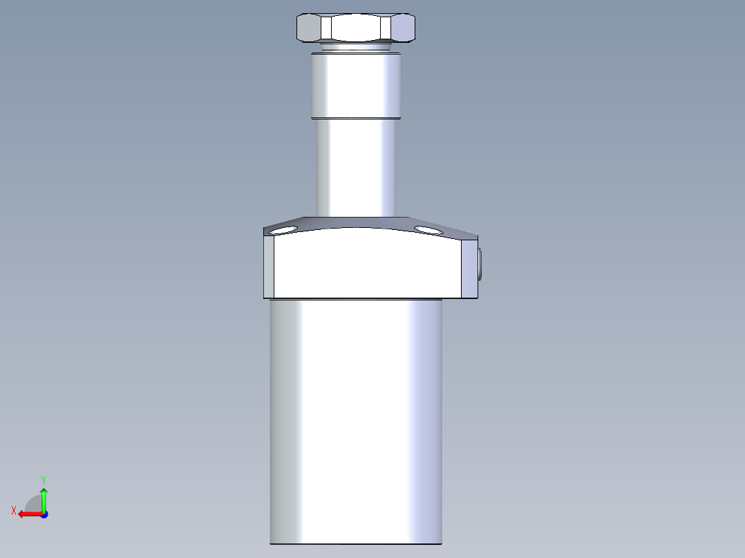 KOSMEKLHA0650-GR-Q25多系列多零件图纸模型后视图