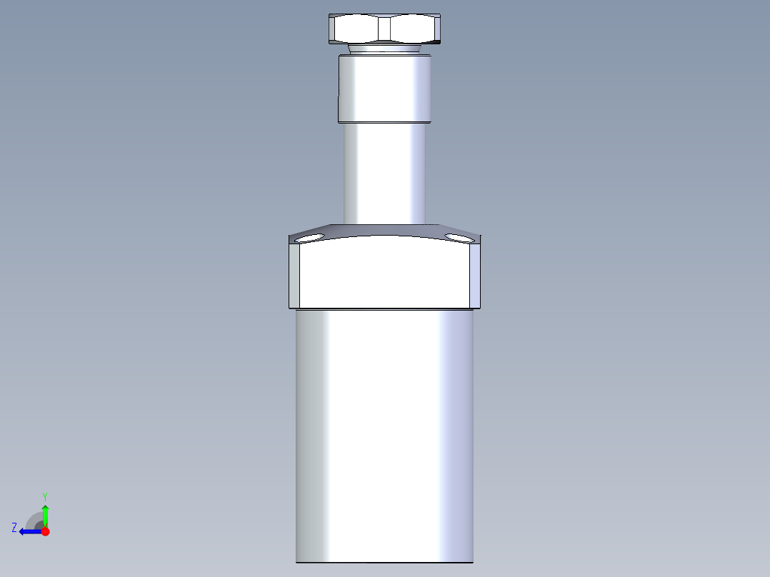 KOSMEKLHA0650-GR-Q25多系列多零件图纸模型右视图