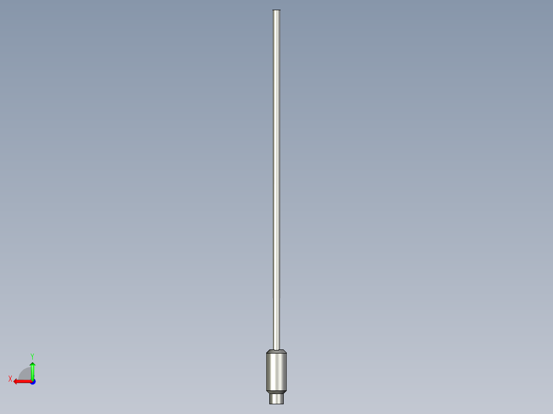 基恩士FU-67core_kc图纸模型后视图