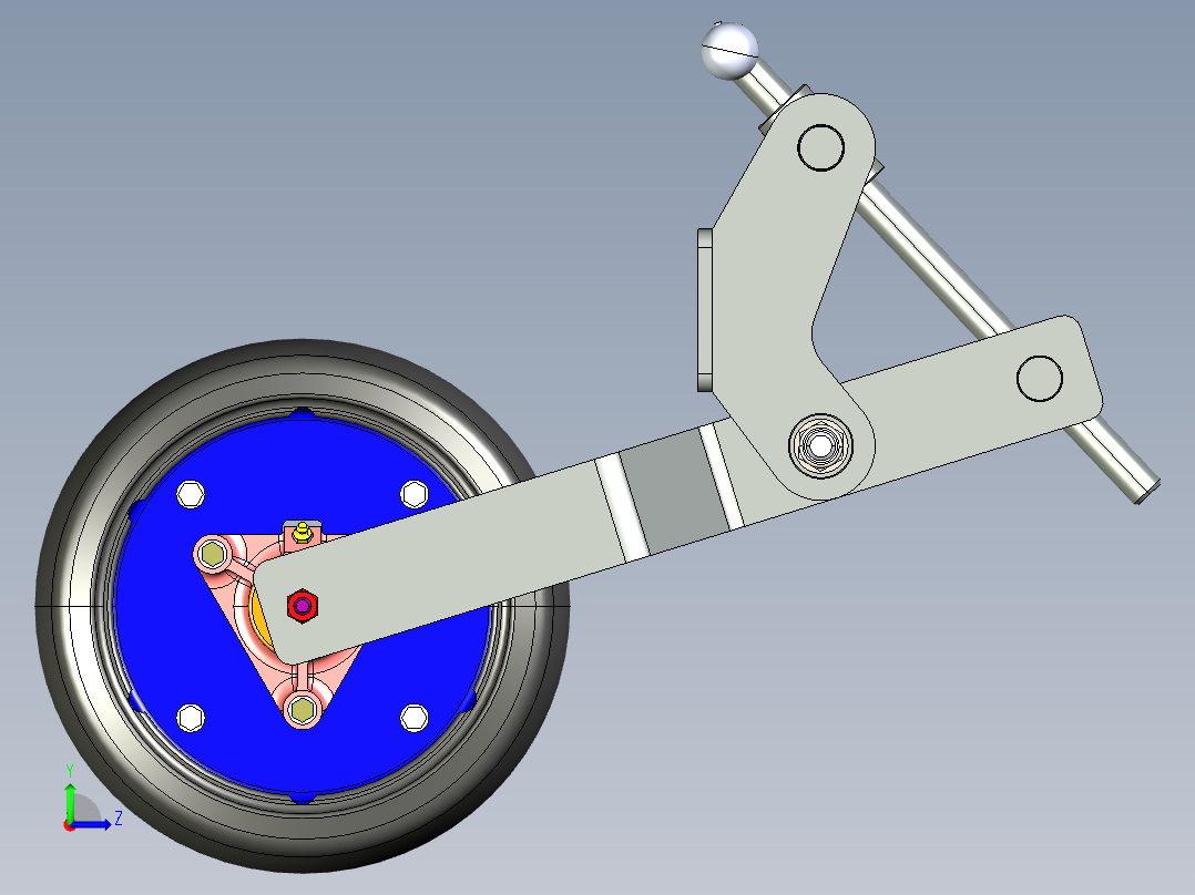 小型拖拉机种植机2.4m插秧机左视图