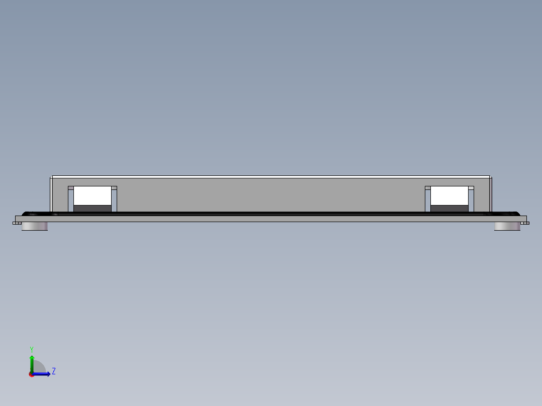 ZL-804 通风过滤网罩左视图