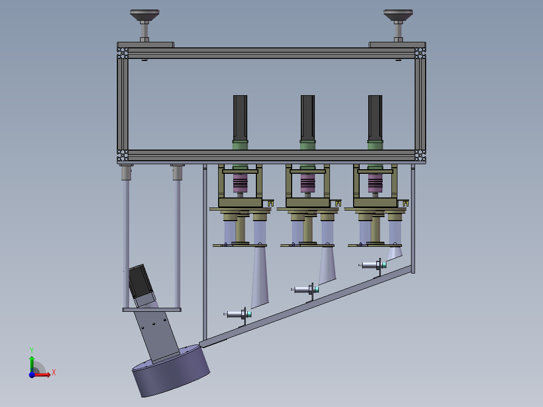 硬币分选图纸前视图