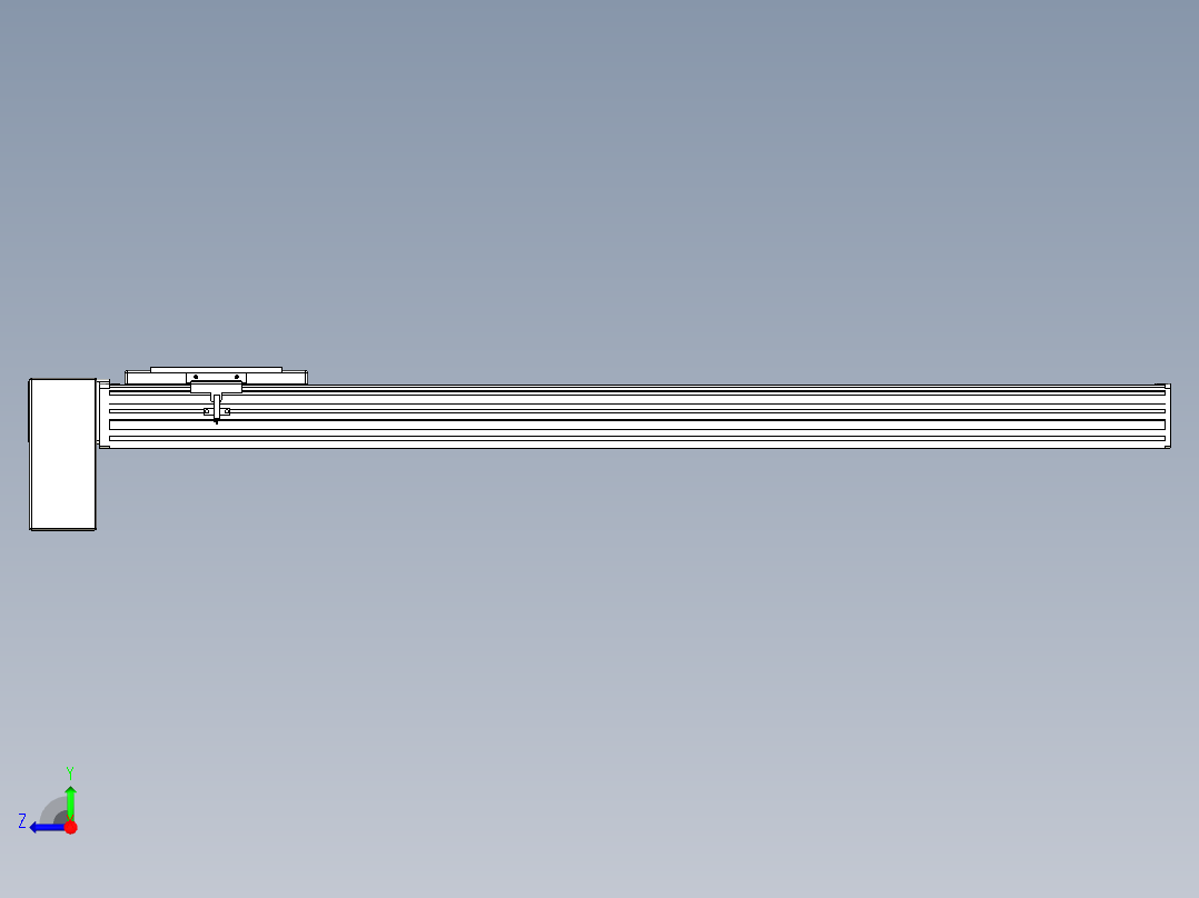 同步带全封闭直线模组TPA-HCB-14D-120-L800-RP-C-P40-N3右视图