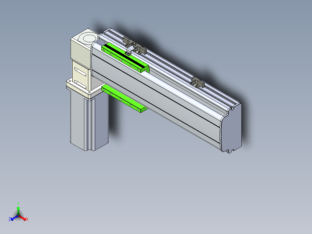 同步带滑台-半封闭B13-L90-S200-L-Z86-D3