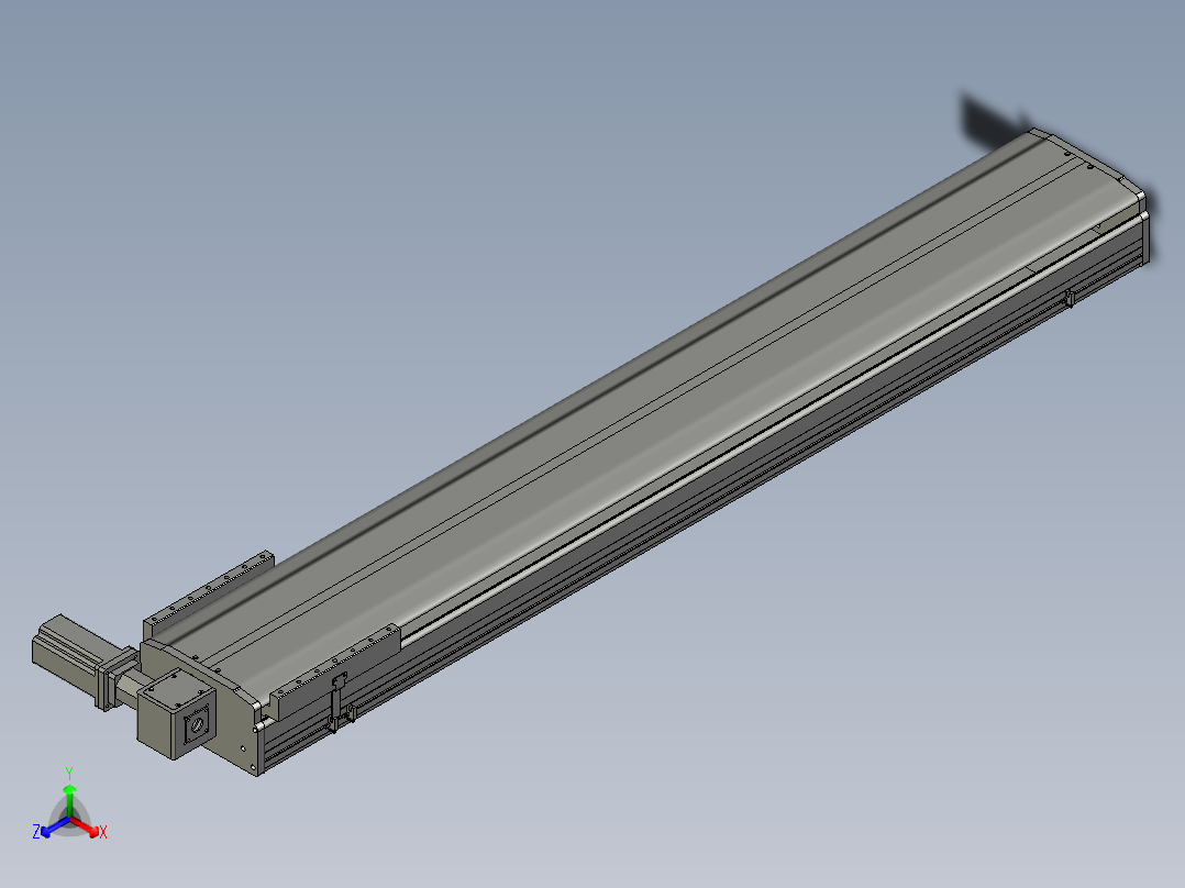 东锦同步带传动-直线滑台模组DH270B-C-L150-S1550-BL-P750W-C3