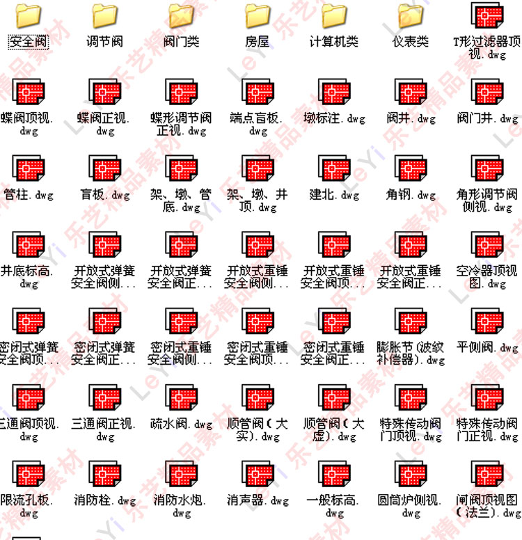 压力容器化工图形符号DWG图纸机械设计CAD图纸模型素材