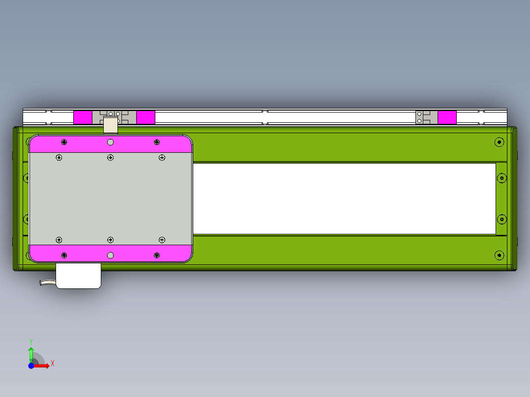 威洛博LC系列3d模型模组LC14S1Y-S300前视图