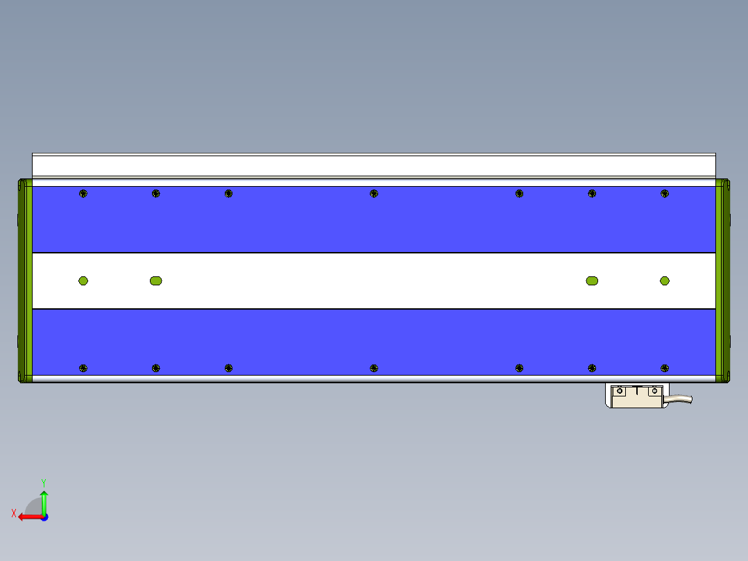 威洛博LC系列3d模型模组LC14S1Y-S300后视图