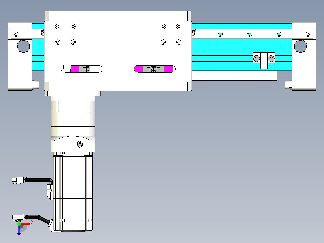 威洛博VG 系列模组VG10Z-L50π-S180-BC-ZP75B-C3-K俯视图