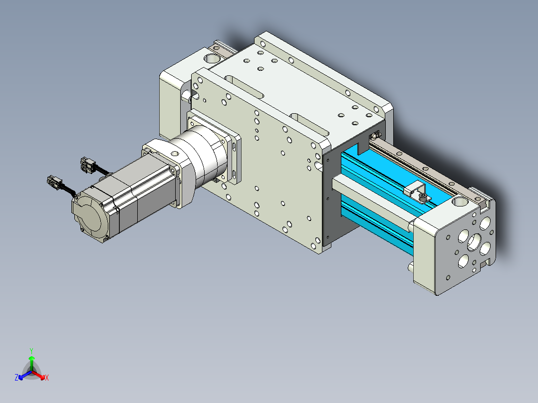 威洛博VG 系列模组VG10Z-L50π-S180-BC-ZP75B-C3-K正等轴测图