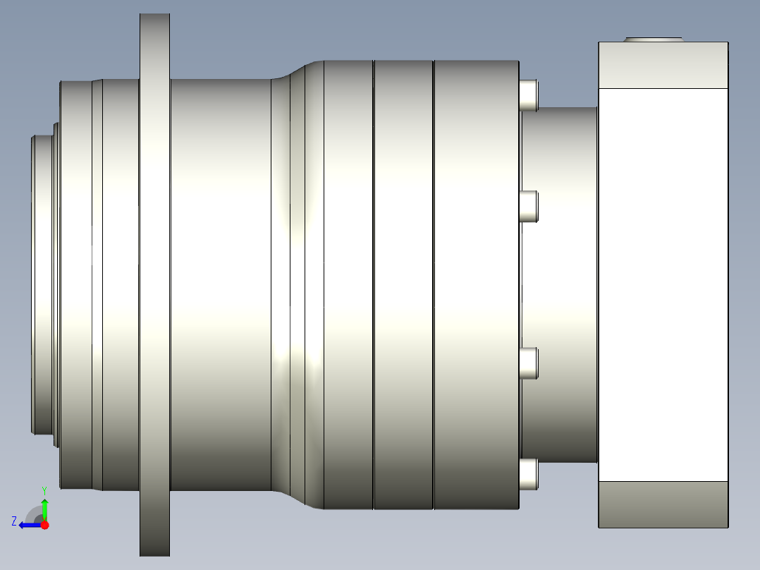 多摩川行星减速机TD-110-L2-24HA24右视图