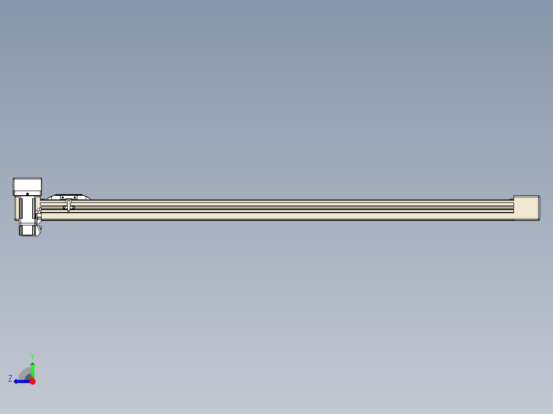 同步带全封闭直线模组TPA-HCB-65S-90-L950-MR-Y-P10-N3右视图