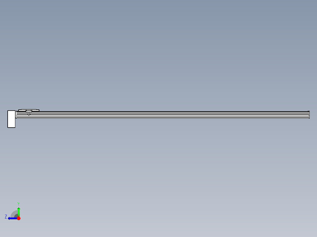 同步带全封闭直线模组TPA-HCB-14D-120-L2300-RP-C-P40-N3右视图