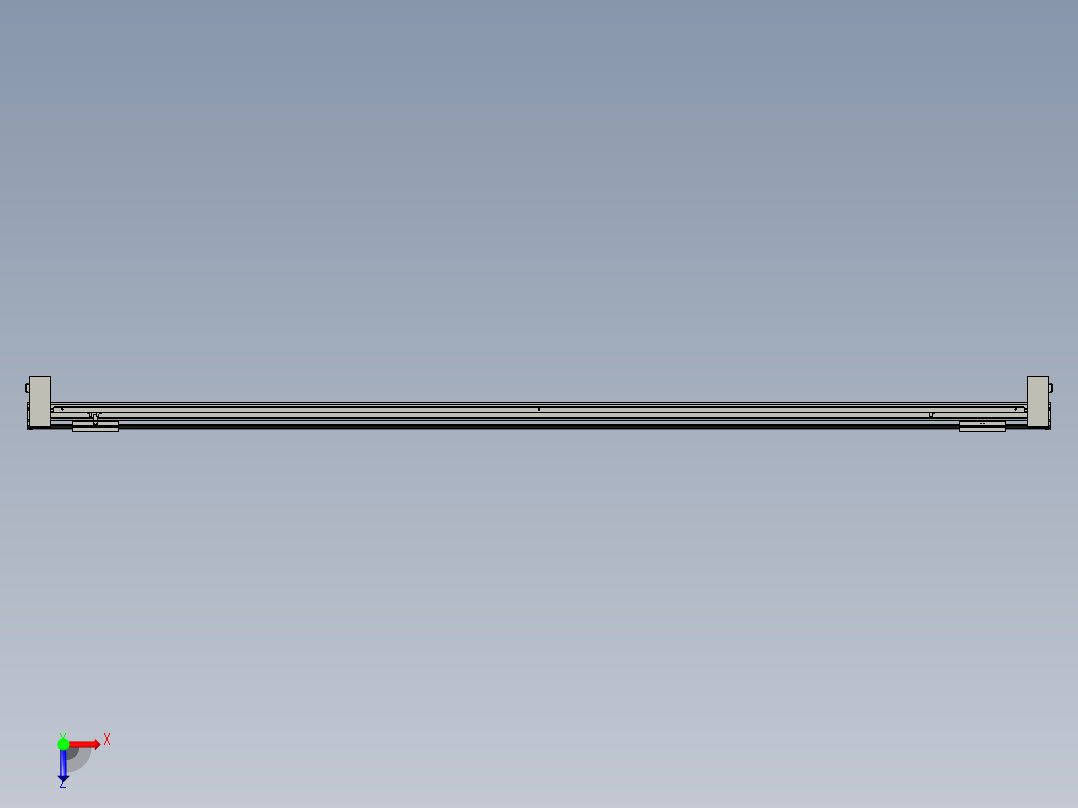 威洛博双电机滑台-VBF14S2-L50-S2500-BD-P40-C6俯视图