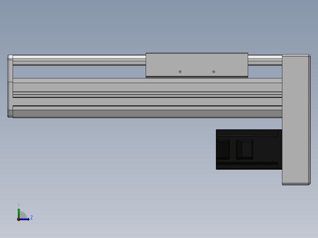 精密模组MY170-T10-150L-BM-P40B-C4-C左视图