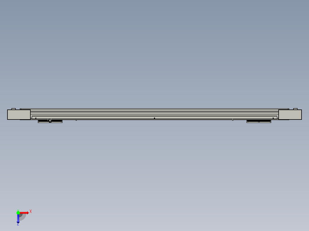威洛博双电机滑台-VBC14S2-L50-S1200-BLR-P40-C6俯视图
