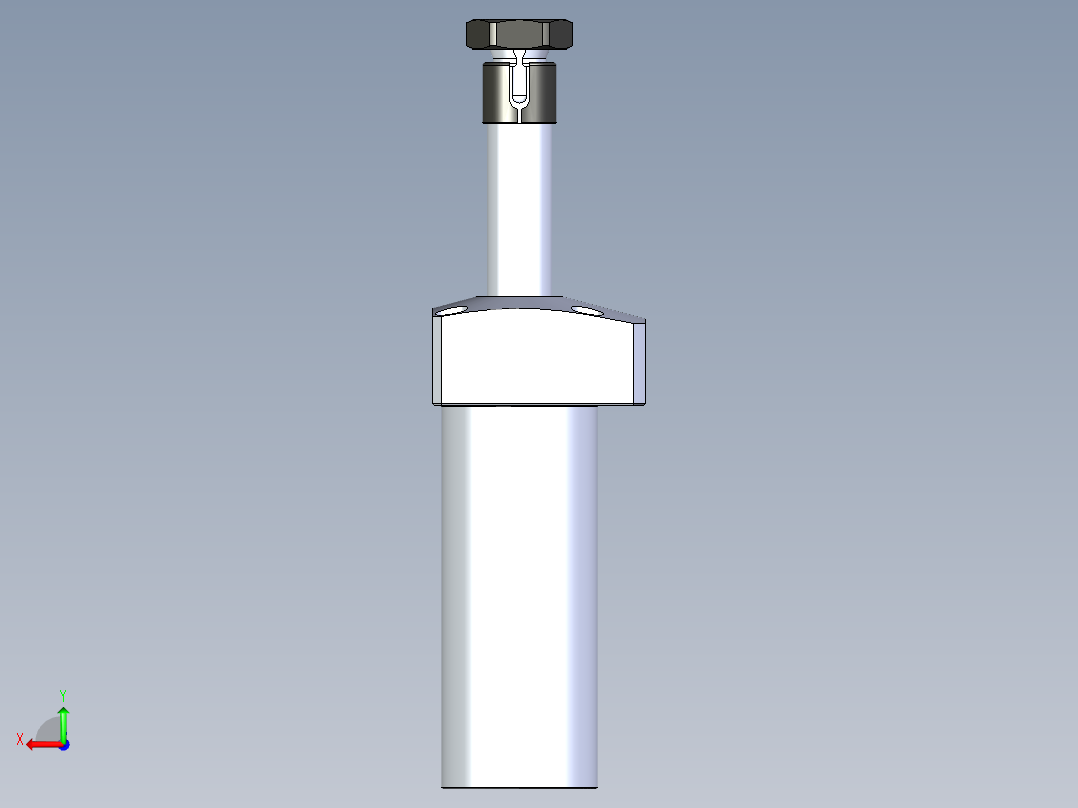 KOSMEKLHA0360-SL-Q30_R01多系列多零件图纸模型后视图