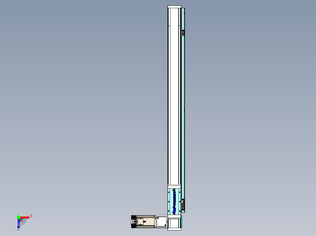 欧规系列-LB6A-L130-S800-BR-ZP40-C3俯视图