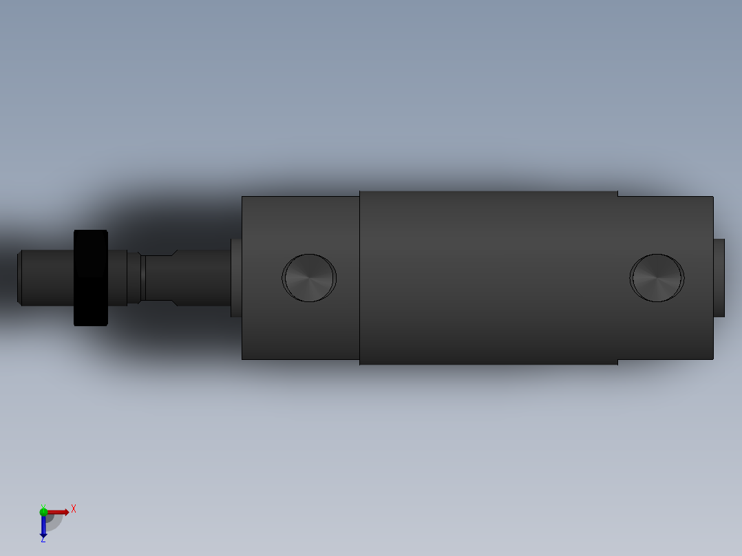 气缸CDG1BN25-15S俯视图