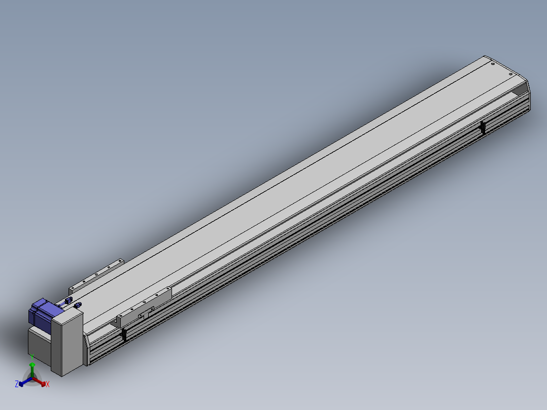 精密模组MT220-L150-1600-RU-M75-C4正等轴测图