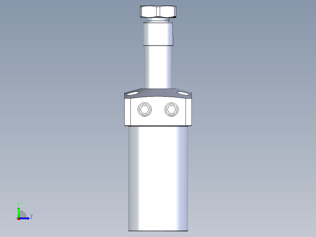 KOSMEKLHA0400-GR-Q20多系列多零件图纸模型左视图